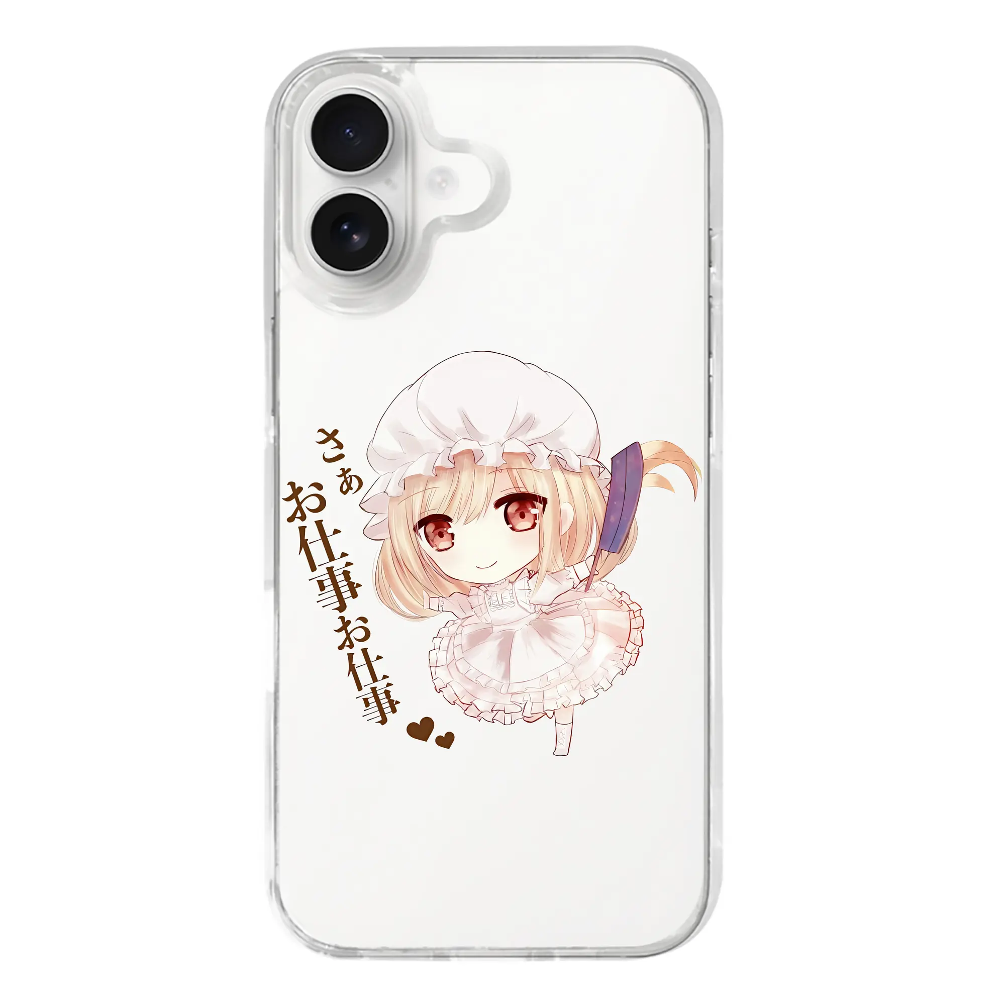 はたらく細胞 グッズ,マクロファージ - iPhone 17シリーズ 透明スマホケース – 薄型・耐衝撃・精密フィット保護カバー